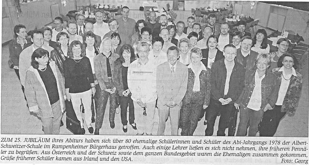 Jahrgangstreffen 2003